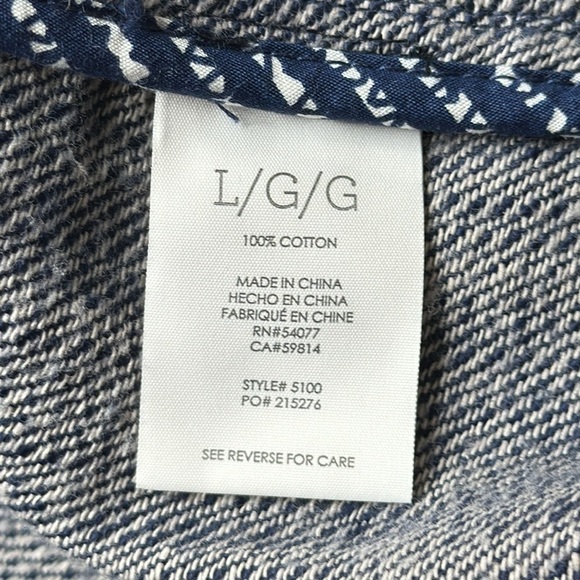 CAbi Adventure Anorak Blue Denim Jacket 5100 Size Large - Picture 10 of 14